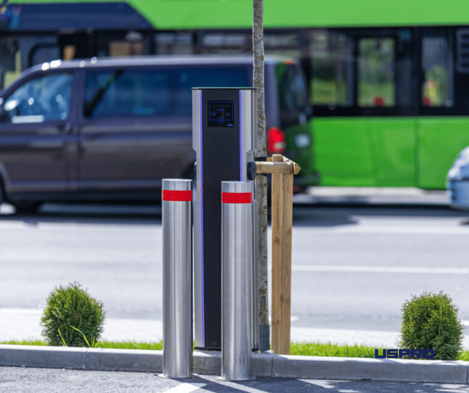 Elinta Charge CityCharge H2 2x22kW komercinė dvivietė elektromobilių įkrovimo stotelė