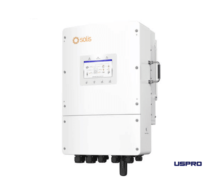Solis S6-EH3P12K02-NV-YD-L 12 kW hibridinis saulės elektrinės inverteris iš priekio