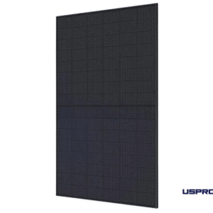 TCL 450W bifacial saulės modulio paviršius ir montavimo detalė